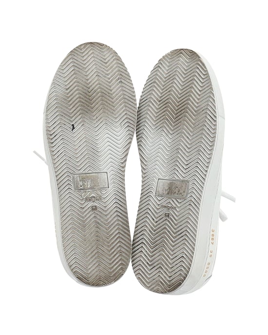 Common Projects – Achilles Super-Sneaker aus weißem Leder - Image 6