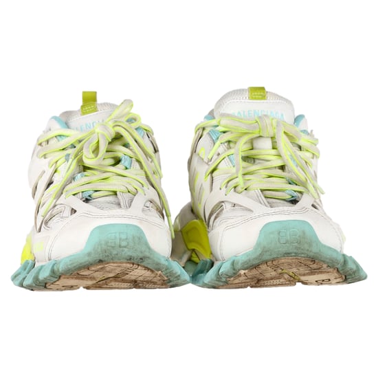 Balenciaga Track Sneaker in Weiß und Neon-Polyurethan - Image 2