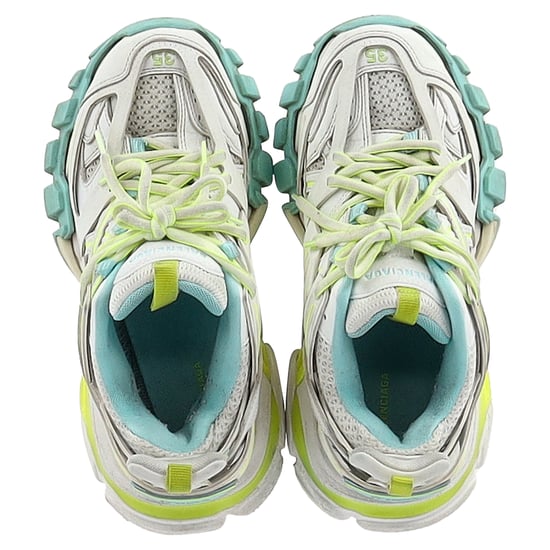 Balenciaga Track Sneaker in Weiß und Neon-Polyurethan - Image 3