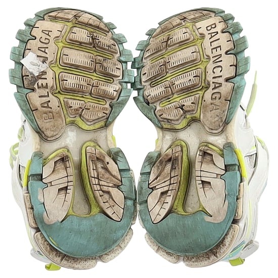 Balenciaga Track Sneaker in Weiß und Neon-Polyurethan - Image 6