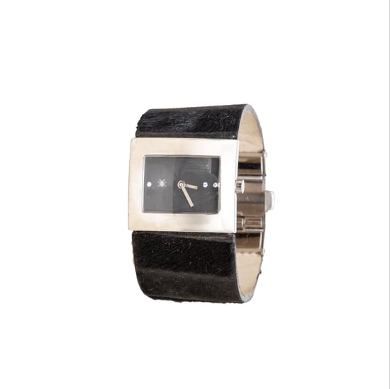 Roberto Cavalli – Schwarze Tierhaaruhr – 10er - Image 1