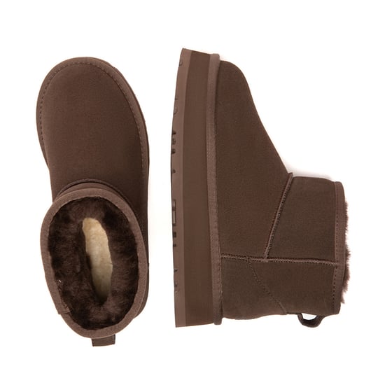 EVER AU Australien Damen Dämmerungsleder-Plattform Stiefeletten - Image 3