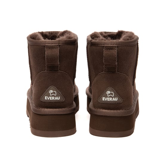 EVER AU Australien Damen Dämmerungsleder-Plattform Stiefeletten - Image 5