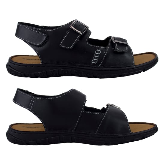 Herren Sommer Strand Ledersandalen - Image 3