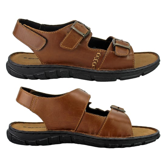 Herren Sommer Strand Leder Sandalen - Image 3