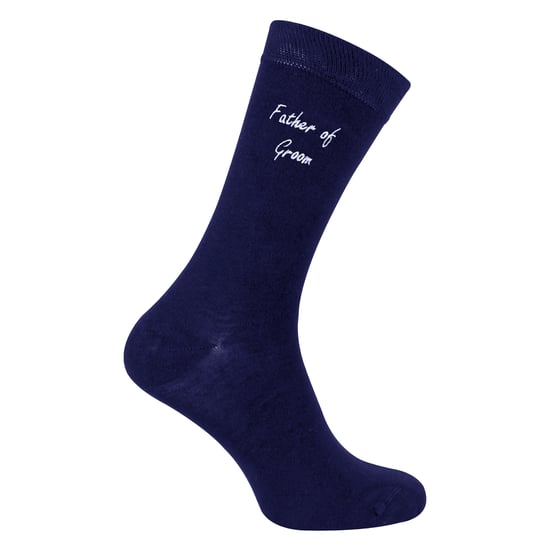 Sock Snob Herren-Hochzeitsstrümpfe für Bräutigam, Trauzeugen und Vater - Marineblau - Image 1