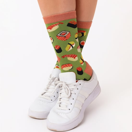 Damen Sushi-Accessoire Muster Bambussocken - Image 5