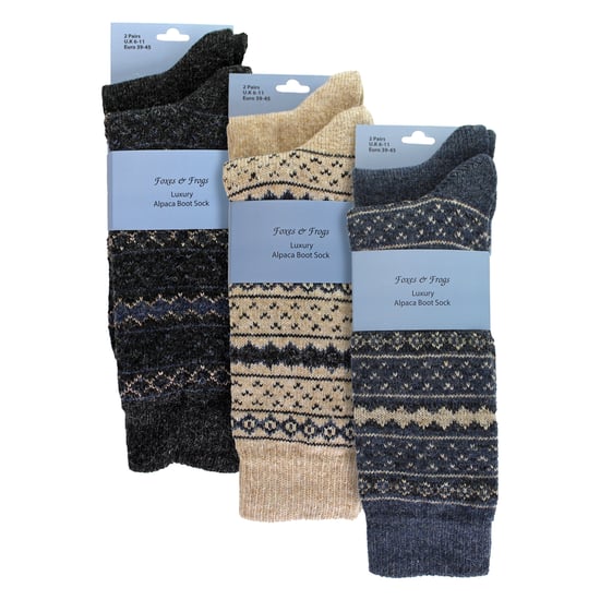 6 Paar Herren Dicke Alpaka Robuste Stiefelsocken - Image 2