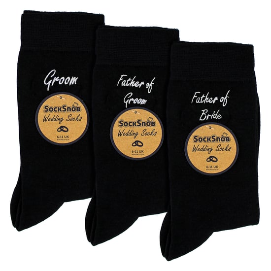 3 Paar Hochzeitsstrümpfe für den Brautvater & die Braut | Hochzeitsgeschenk - Image 2