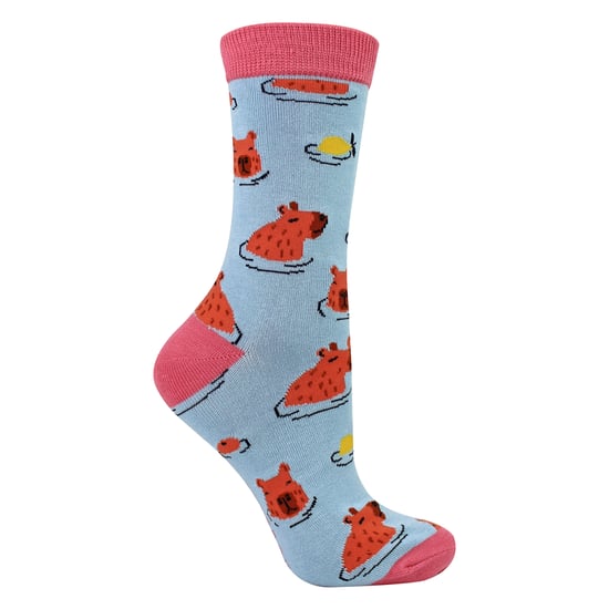 Damen Capybara Neuheiten-Muster Bambus-Socken - Image 1