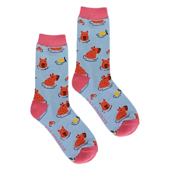 Damen Capybara Neuheiten-Muster Bambus-Socken - Image 4