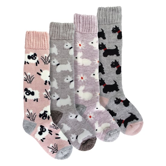 4 Paar Lange Weiche Lounge-Bett-Socken für Damen - Image 4