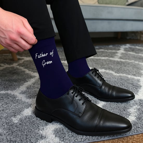 3 Paar Hochzeitssocken für den Vater des Bräutigams & der Braut | Hochzeitsgeschenk - Image 4
