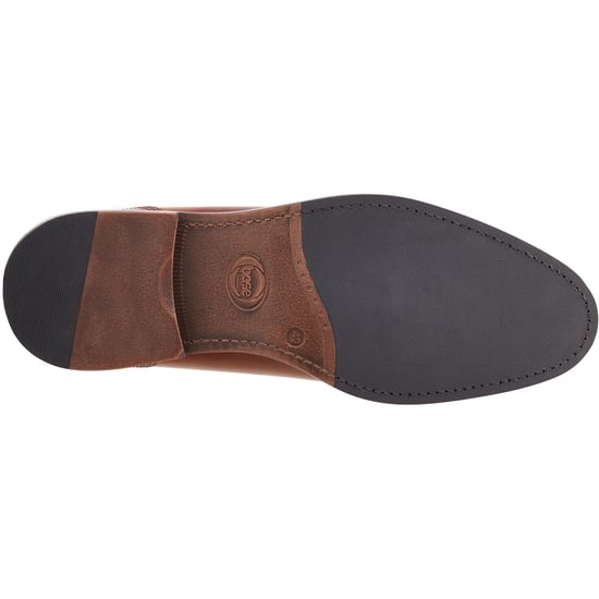 Base London Magnus Leder Herren Oxford Schuhe in verbranntem Braun - Image 3