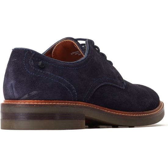 Base London Mawley Leder Herren Marine Oxford Schuhe - Image 2