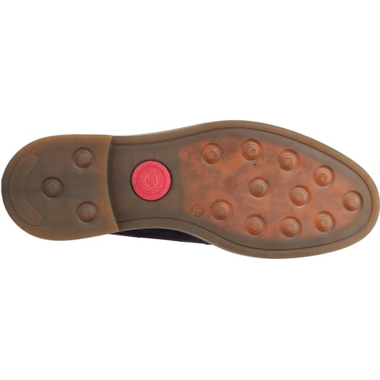 Base London Mawley Leder Herren Marine Oxford Schuhe - Image 3