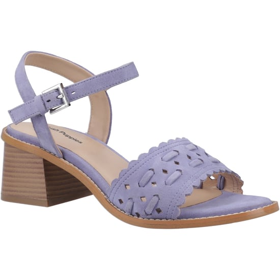 Hush Puppies Lacie Damen Sandalen Aus Veloursleder In Blau - Image 1