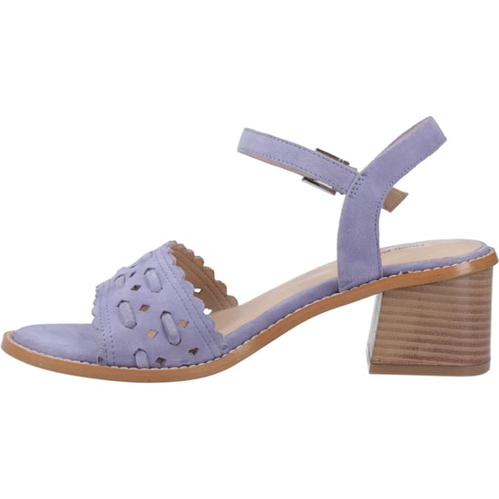 Hush Puppies Lacie Damen Sandalen Aus Veloursleder In Blau - Image 4