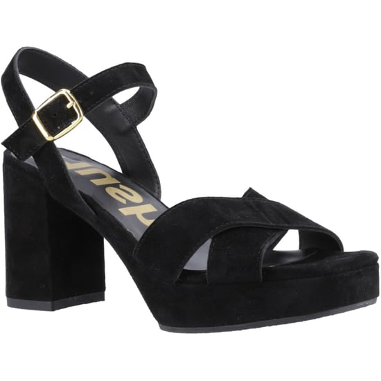 Hush Puppies Ophelia Damen Sandalen Aus Schwarzem Wildleder - Image 1