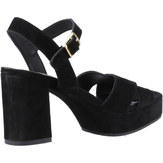 Hush Puppies Ophelia Damen Sandalen Aus Schwarzem Wildleder - Image 2