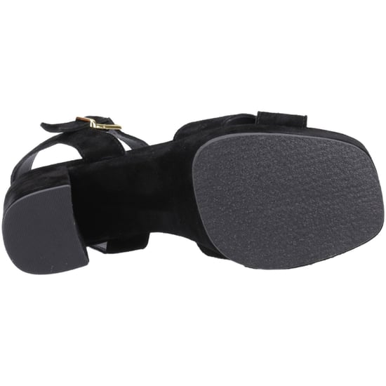 Hush Puppies Ophelia Damen Sandalen Aus Schwarzem Wildleder - Image 3