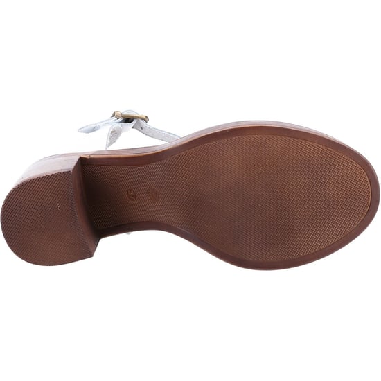 Hush Puppies Georgia Damen Sandalen Aus Weißem Leder - Image 3