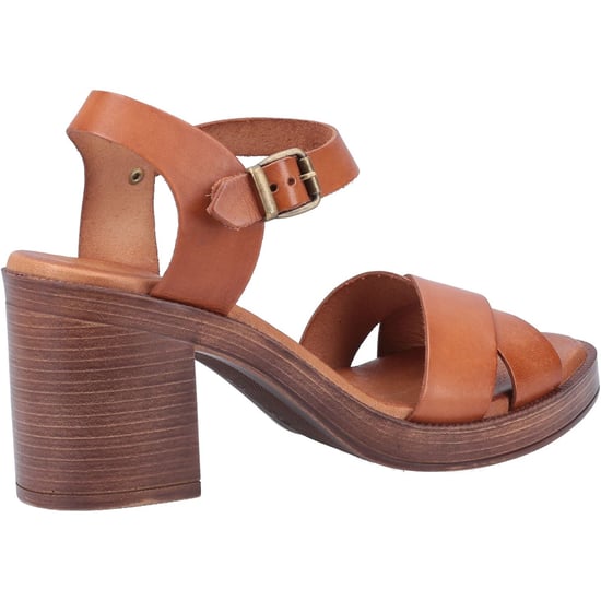 Hush Puppies Georgia Damen Sandalen Aus Leder In Tan - Image 2