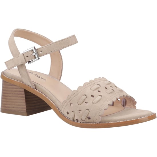 Hush Puppies Lacie Damen Sandalen Aus Wildleder In Taupe - Image 1