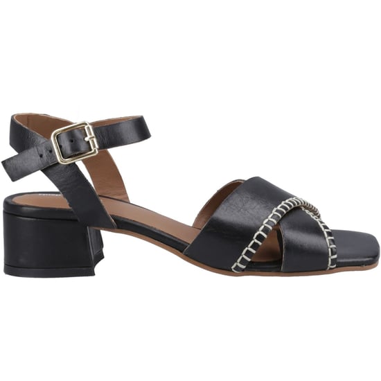 Hush Puppies Lyla Heeled Damen Sandalen Aus Schwarzem Leder - Image 5