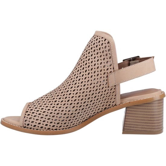 Hush Puppies Louise Heeled Damen Sandalen Aus Leder In Taupe - Image 4