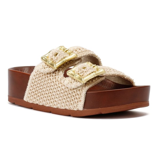Desert Fleur Super Damen Beige Sandalen - Image 2