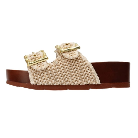 Desert Fleur Super Damen Beige Sandalen - Image 6