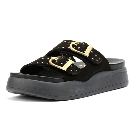 Desert Fleur Girasol Nubuk Damen Sandalen In Schwarz - Image 3