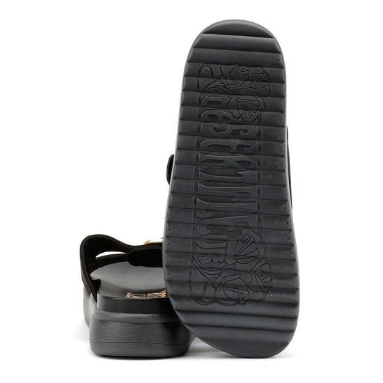 Desert Fleur Girasol Nubuk Damen Sandalen In Schwarz - Image 4