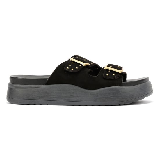 Desert Fleur Girasol Nubuk Damen Sandalen In Schwarz - Image 5