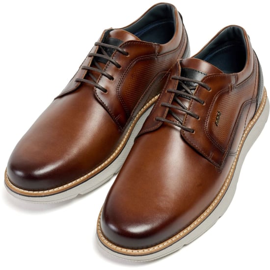 Pod Finch Herrenschuhe Aus Leder In Cognac Mit Schnürung. - Image 6