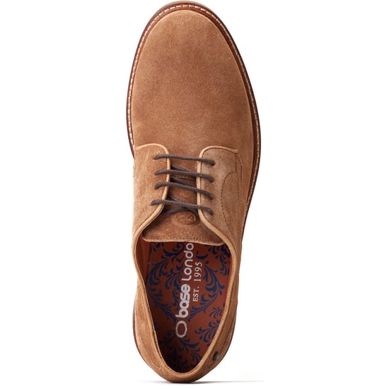 Base London Mawley Leder Herren Ingwer Oxford Schuhe - Image 4