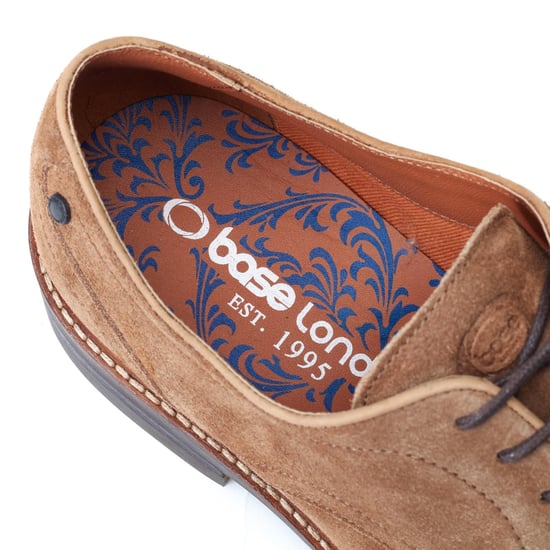 Base London Mawley Leder Herren Ingwer Oxford Schuhe - Image 6
