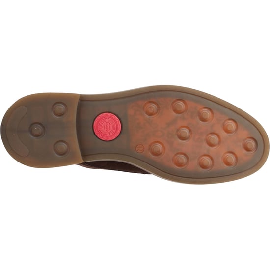 Base London Mawley Leder Herren Oxford Schuhe in verbranntem Braun - Image 3