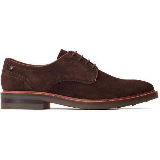 Base London Mawley Leder Herren Oxford Schuhe in verbranntem Braun - Image 5
