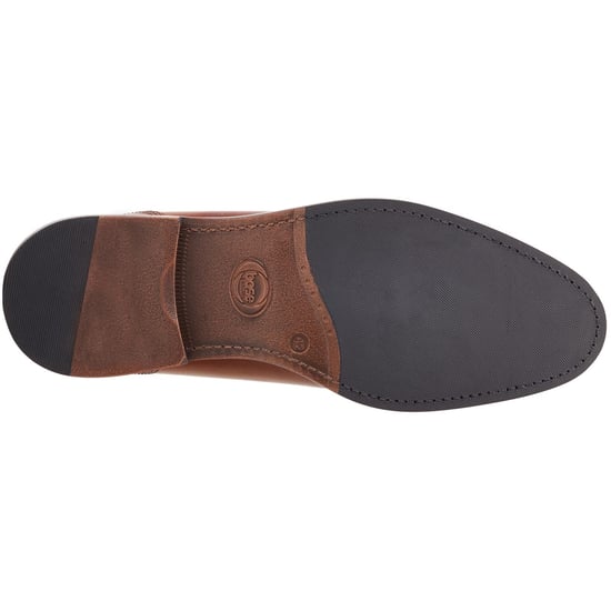 Base London Magnus Leder Herren Oxford Schuhe in verbranntem Braun. - Image 3