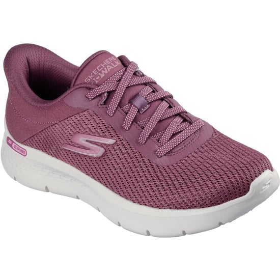 Skechers Go Walk Flex Damen Sneaker In Bordeauxrot Aus Textil - Image 2