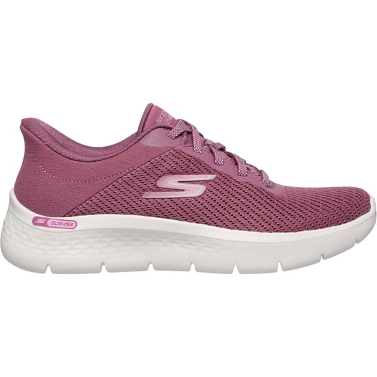 Skechers Go Walk Flex Damen Sneaker In Bordeauxrot Aus Textil - Image 4