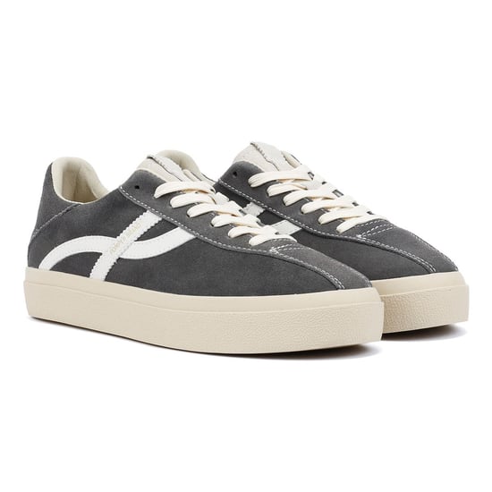 Pompeii Dart Herren Sneaker Aus Veloursleder In Grau - Image 1