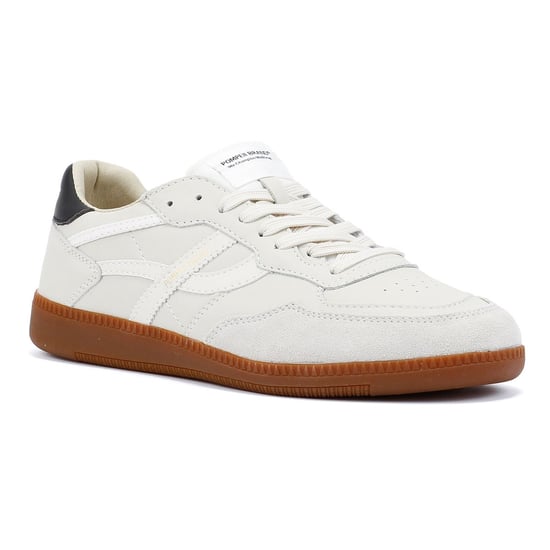 Pompeii Elan Sala Leder Herren Weiße Sneakers - Image 2
