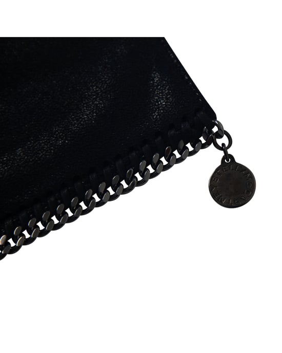 Stella McCartney Falabella iPad-Hülle aus schwarzem Leder - Image 3