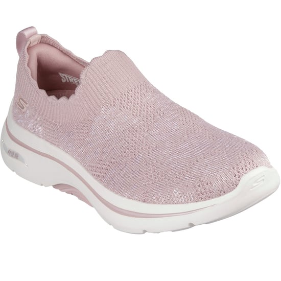 Skechers GO WALK Arch Fit 2.0 Rosa Linda Damen Sneaker In Malve - Image 2