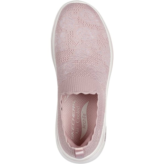 Skechers GO WALK Arch Fit 2.0 Rosa Linda Damen Sneaker In Malve - Image 4