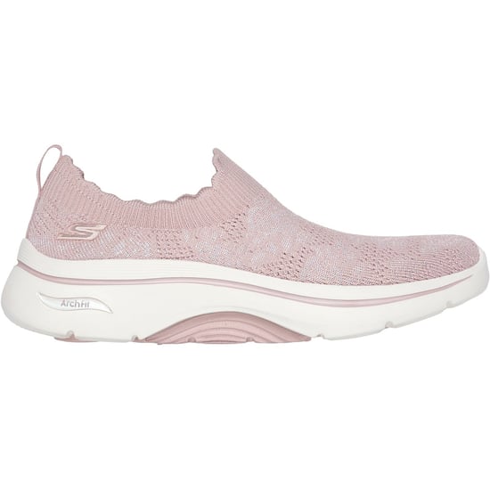 Skechers GO WALK Arch Fit 2.0 Rosa Linda Damen Sneaker In Malve - Image 6
