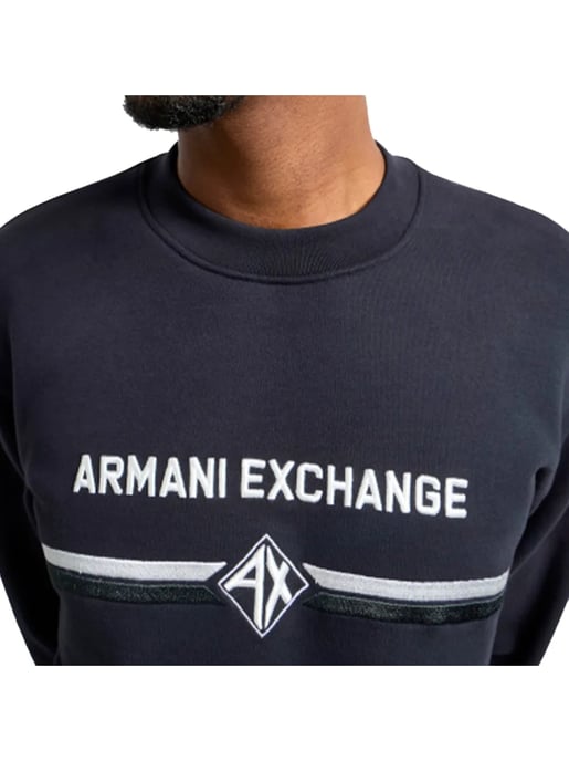 Armani Exchange Herren-Sweatshirt mit Diamantmuster - Image 2